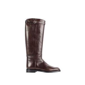 CHURCH S Women's Classic Leather Knee-High Boots Women BROWN